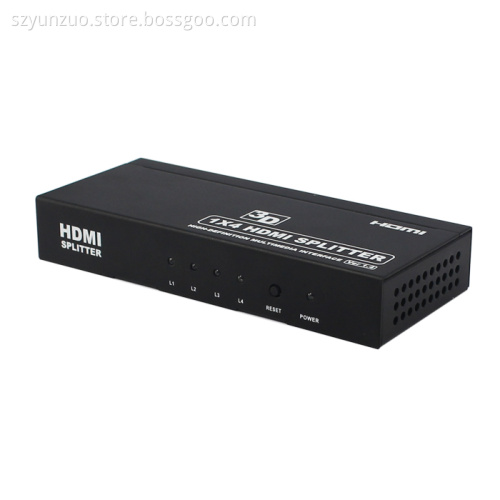 Powered HDMI Port Splitter 1x4
